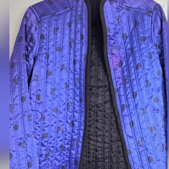 Women's Blue Asian Open Jacket - Picture 1 of 4